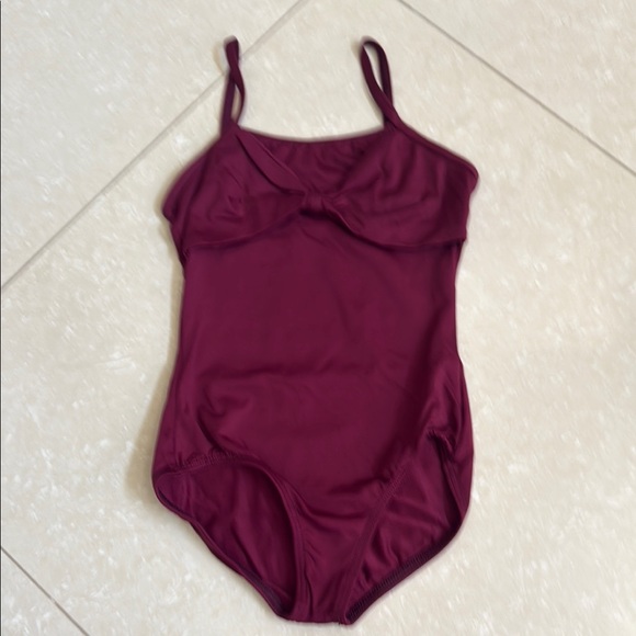 Kids Dance Costume in Burgundy - Picture 1 of 4